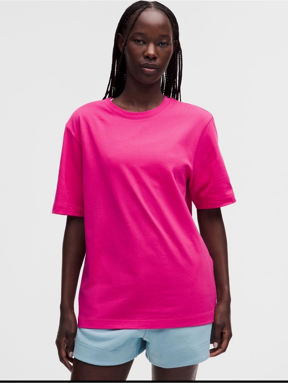 lululemon athletica Forever Favourite T-Shirt Flamingo Fun Tone